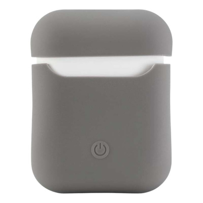 Чехол Case Protection для Apple AirPods Dark Gray, тёмно-серый