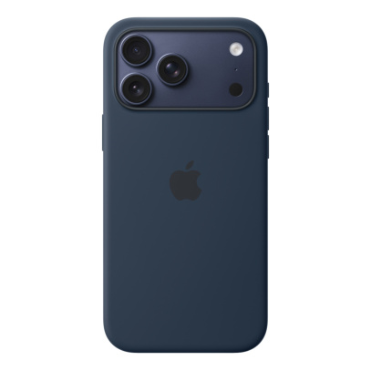 Чехол для iPhone 17 Pro c MagSafe Silicone Case Синий