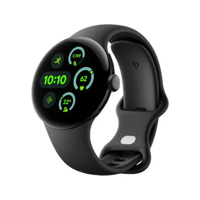 Часы Pixel Watch 3, 41 мм, Wi-Fi, Matte Black/Obsidian, черный