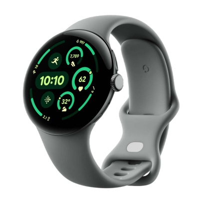 Часы Pixel Watch 3, 45 мм, Wi-Fi, Matte Hazel/Hazel, серый