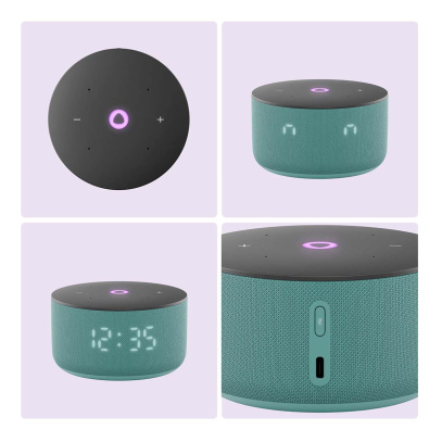 Умная колонка Яндекс.Станция Мини 3 (с часами) Мятный