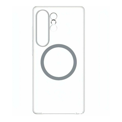 Чехол для Samsung Galaxy S25 Ultra c MagSafe Silicone Case Сlear, Прозрачный