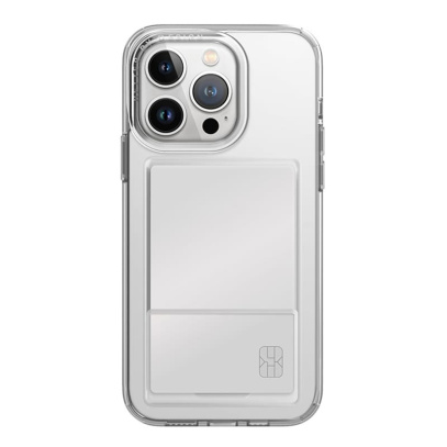 Чехол для iPhone 15 Pro Max UNIQ Air Fender ID (cardslot) (IP6.7P(2023)-AFIDTRAN) Clear