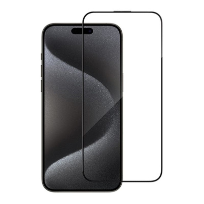 Защитное стекло для iPhone 15 Pro Max BLUEO Corning Gorilla USA Anti-Static +installer Чёрный