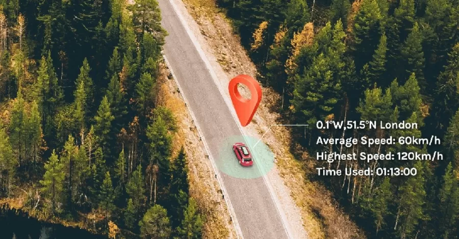 Пример срабатывания модуля GPS видеорегистратора Xiaomi 70Mai Dash Cam 4K A800S 