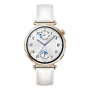 Часы HUAWEI Watch GT 5 Gold, 41 мм, цвет корпуса золотистый, цвет ремешка белый