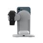 Беспроводное зарядное устройство WiWU Power Air 3в1 Wireless Charger White, белый