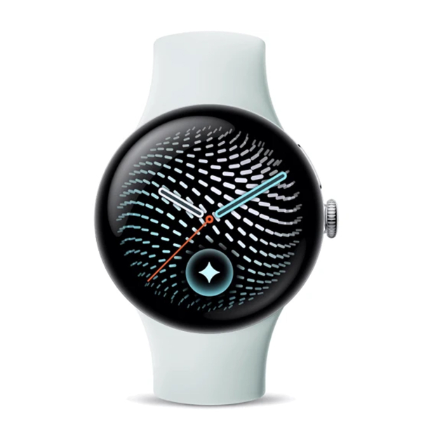 Часы Google Pixel Watch 5, 45 мм LTE Polished Silver/Fog, серебристый