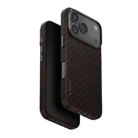 Чехол для iPhone 17 Pro Max с MagSafe UNIQ KEVA EDGE Full Kevlar (IP6.9P(2025)-KEVAEDMRORG) Rust Orange, оранжевый