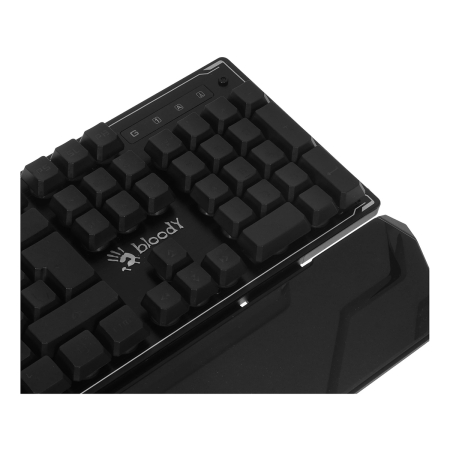Клавиатура A4Tech Bloody B3370R, USB Multimedia for gamer LED с подставкой Чёрный
