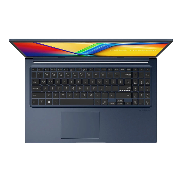 Ноутбук 15.6" ASUS Vivobook 15 X1504VA-BQ590 (90NB13Y1-M00X70) Intel Core 5 120U, 16Gb DDR4, SSD 512Gb, Intel Graphics, IPS, Full HD, Без ОС, Синий