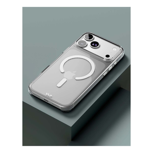 Чехол для iPhone 17 Pro Max с MagSafe VLP Puro Case Прозрачный