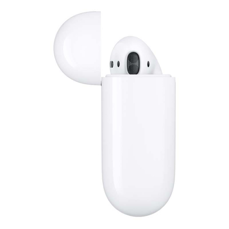 Наушники Apple AirPods 2 White, белый, с беспроводным зарядным футляром