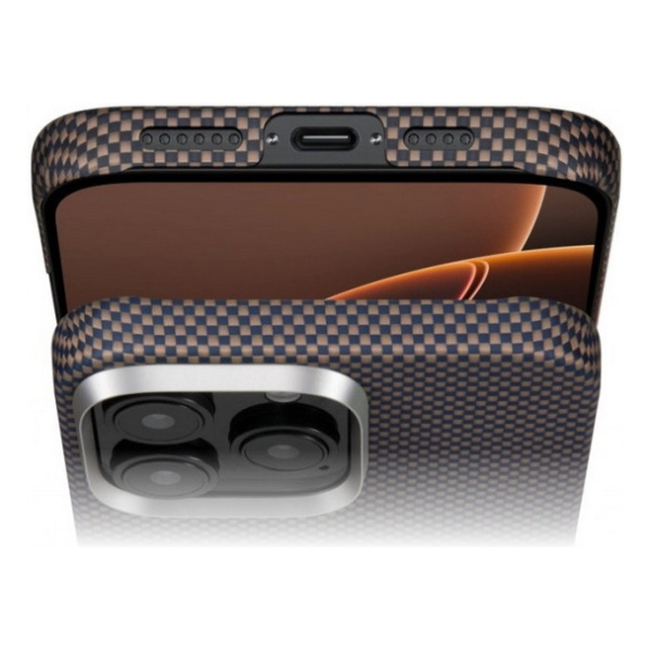 Чехол для iPhone 16 Pro Pitaka Ultra-Slim Case (KI1601SU) Orange, оранжевый