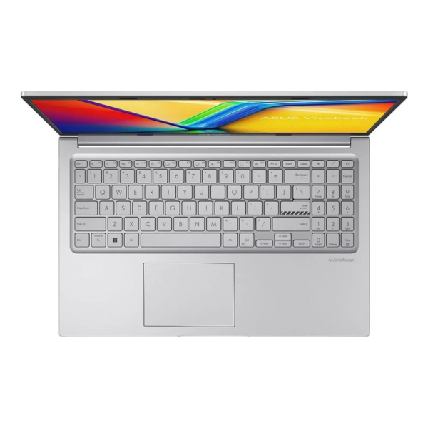 Ноутбук 15.6" ASUS Vivobook 15 X1504VA-BQ2684 (90NB10J2-M04A00) Intel Core i3 1315U, 16Gb DDR4, SSD 512Gb, Intel Graphics, IPS,  Full HD, Без ОС, Cеребристый