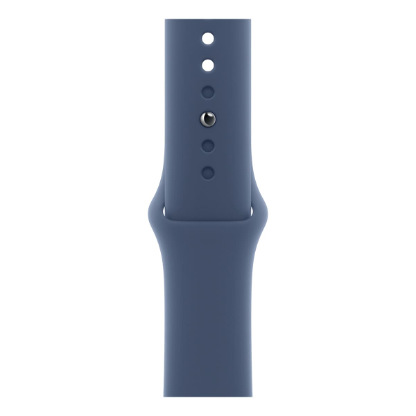 Apple Watch Series 10, 42 мм корпус из алюминия цвета «Silver», ремешок Sport Band размера S/M цвета «Denim» Apple Watch Series 10, 42 мм корпус из алюминия цвета «Silver», ремешок Sport Band размера S/M цвета «Denim»