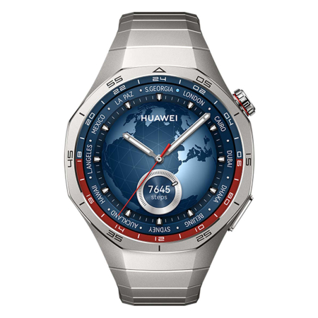 Умные часы HUAWEI Watch GT 5 Pro Titan, 46 мм, цвет корпуса серый, цвет ремешка серый