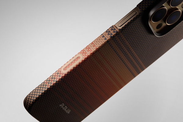 Чехол для iPhone 16 Pro Pitaka Ultra-Slim Case (KI1602SU) Sunset, оранжевый