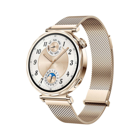 Часы HUAWEI Watch GT 5 Gold, 41 мм, цвет корпуса золотистый, цвет ремешка золотистый