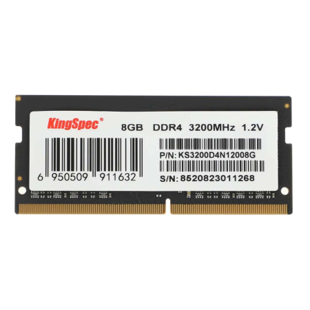 Оперативная память Kingspec (KS3200D4N12008G) DDR4 8GB 3200MHz SO DIMM 1x8