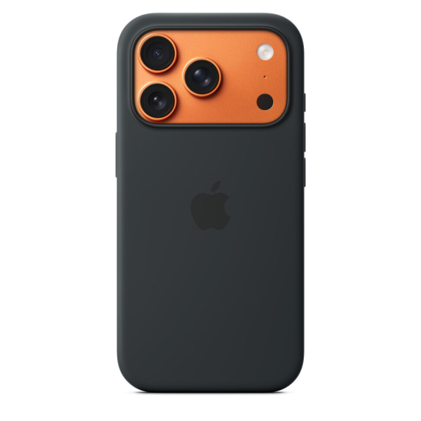 Чехол для iPhone 17 Pro Max Silicone Case Black, чёрный