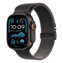 Apple Watch Ultra 2 (2024), 49 мм корпус из титана цвета «Black», ремешок Titanium Milanese Loop размера S цвета «Black» Apple Watch Ultra 2 (2024), 49 мм корпус из титана цвета «Black», ремешок Titanium Milanese Loop размера S цвета «Black»