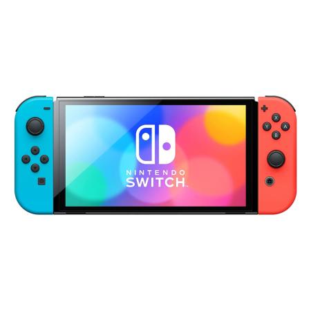 Игровая консоль Nintendo Switch OLED 64Gb Neon, неоновый/красный