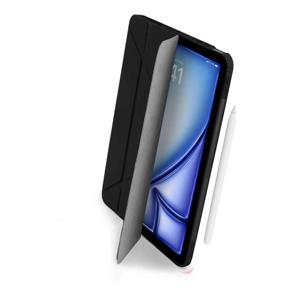 Чехол книжка для iPad Air 13"/Pro 12,9 3/4/5/6 gen Gurdini Origami Case Черный