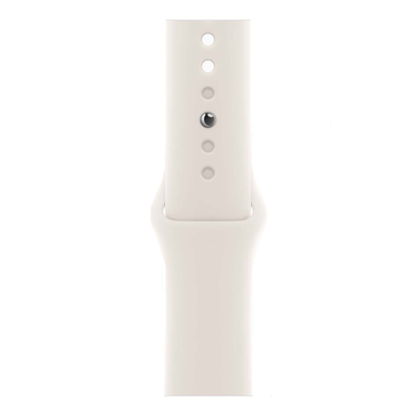 Apple Watch SE 3 (2025), 40 мм корпус из алюминия цвета «Starlight», ремешок Sport Band размера S/M цвета «Starlight»