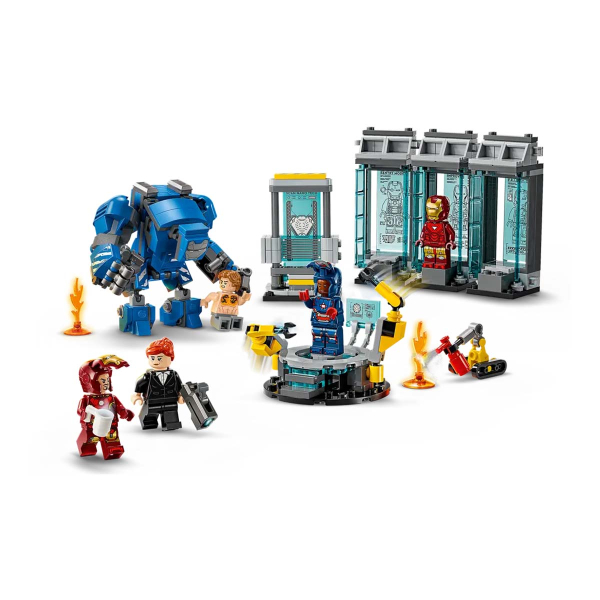 Конструктор LEGO Marvel Super Heroes "Лаборатория Железного человека: комната с броней" (76315)