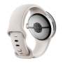 Часы Pixel Watch 3, 41 мм, Wi-Fi, Polished Silver/Porcelain, серебристый