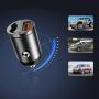 Автомобильная зарядка в прикуриватель быстрая Baseus Tiny Star Mini Quick Charge 30W VCHXXU QC 3.0 (VCHX-A0G) Черный