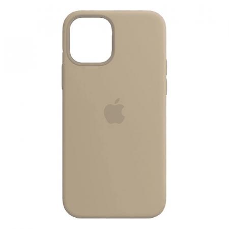 Чехол Silicone Case для Apple iPhone 12/12 Pro Stone White, белый камень