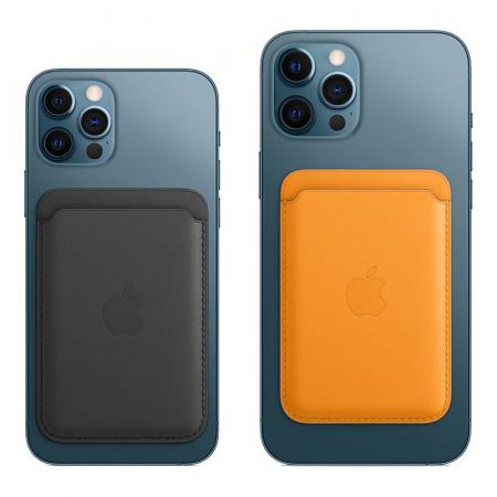 Чехол-бумажник Apple MagSafe для iPhone Golden orange, золотой апельсин