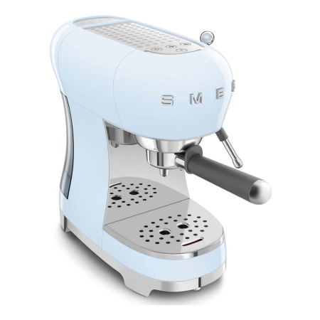 Кофемашина эспрессо SMEG 50s style (ECF02PBEU) Пастельный голубой