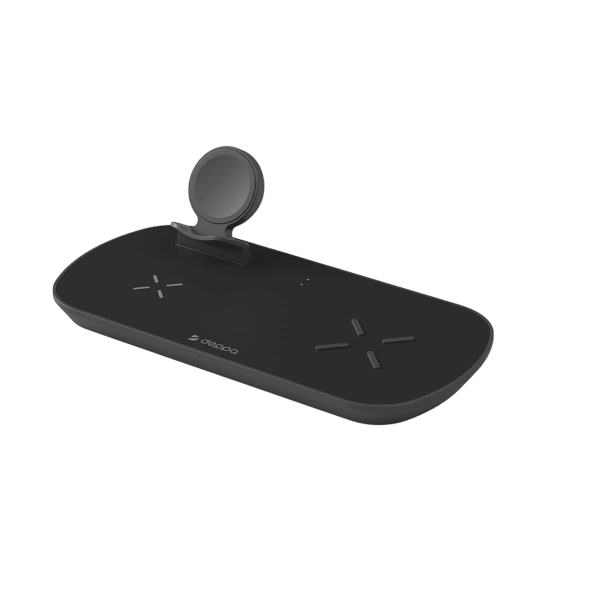 Зарядная станция Deppa 3в1 17,5W (24011) Black, чёрный