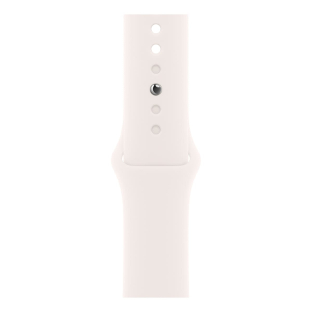 Apple Watch Series 10, 42 мм корпус из алюминия цвета «Rose Gold», ремешок Sport Band размера M/L цвета «Light Blush» Apple Watch Series 10, 42 мм корпус из алюминия цвета «Rose Gold», ремешок Sport Band размера M/L цвета «Light Blush»