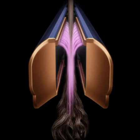 Выпрямитель для волос Dyson AirStrait HT01 (UK) Blue/Copper, синий/медь